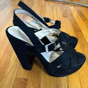 Black Platform Heels